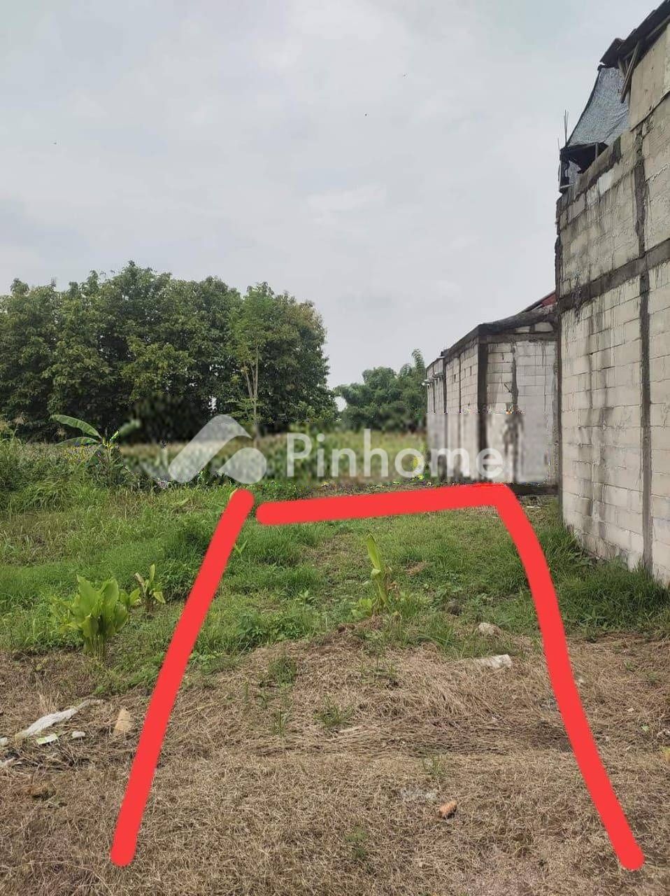 dijual tanah residensial 117m2 di driyorejo