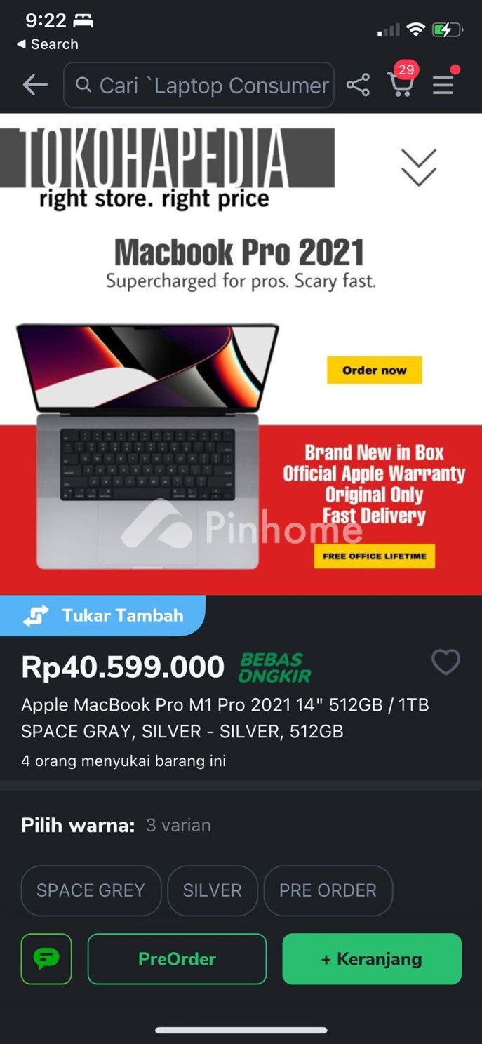 dijual rumah di kebayoran baru di cipete utara