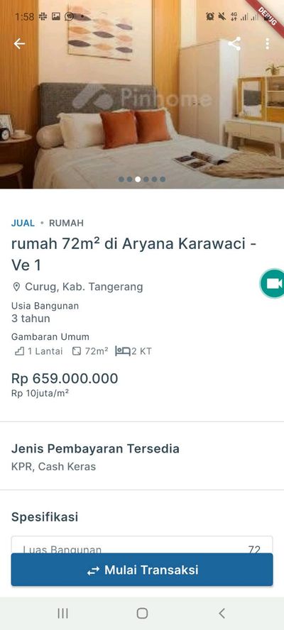 dijual apartemen 2br 60m2 di menteng park ii ve - 5