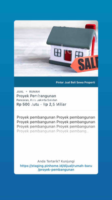 Apartemen Dijual di Cicalengka, Kab. Bandung, 4 KM, 4 KT, LB 550m² - 1