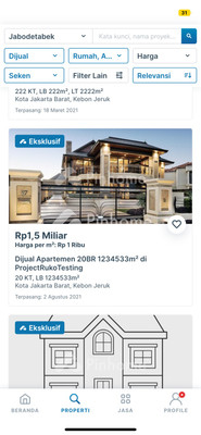 Apartemen Dijual di Kamang Magek, Kab. Agam, 1 KM, 2 KT, LB 35m²