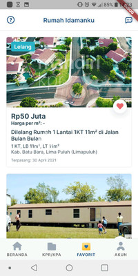 Apartemen Dijual di Kebon Jeruk, Kota Jakarta Barat, 1 KM, 1 KT, LB 50m²