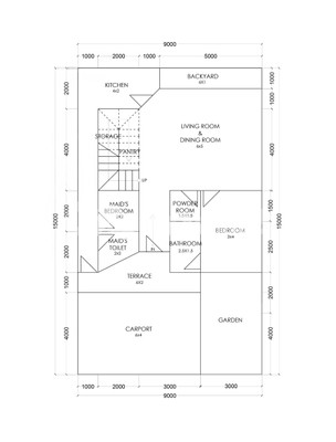 Rumah Dijual di Sambikerep, Kota Surabaya, 6 KM, 5 KT, LT 135m², LB 210m² - 3