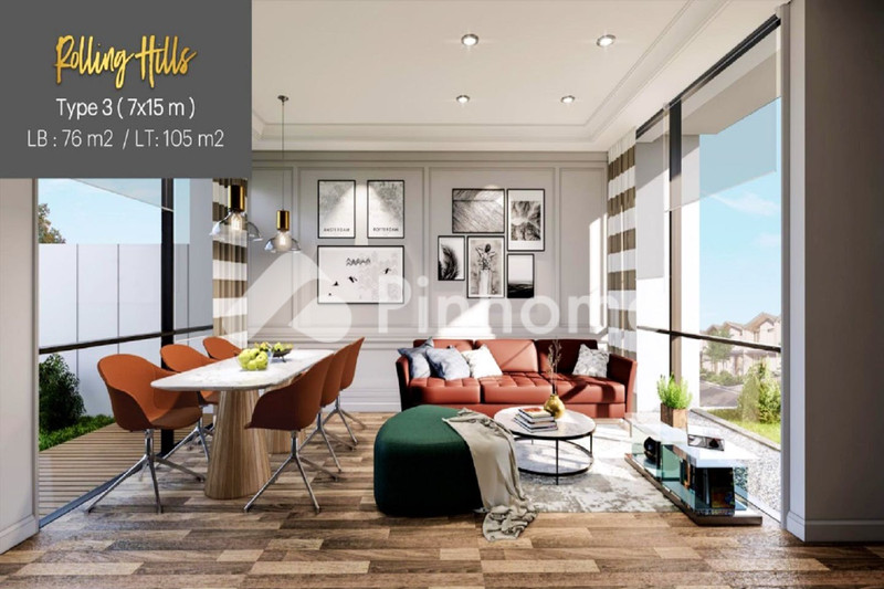 dilelang rumah 2 lantai 4kt 170m2 di cisauk - 2