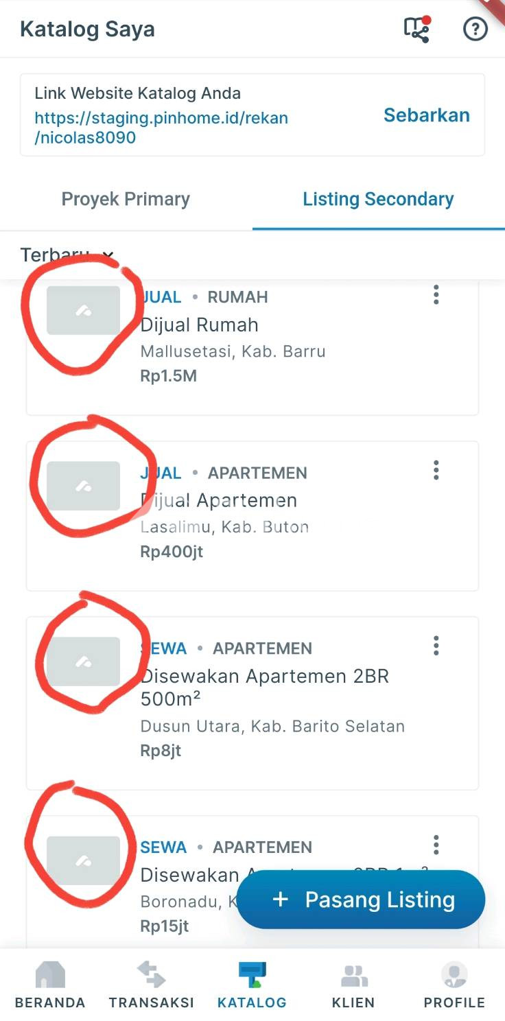 dijual rumah 2 lantai 3kt 5500m2 di jalanan - 1