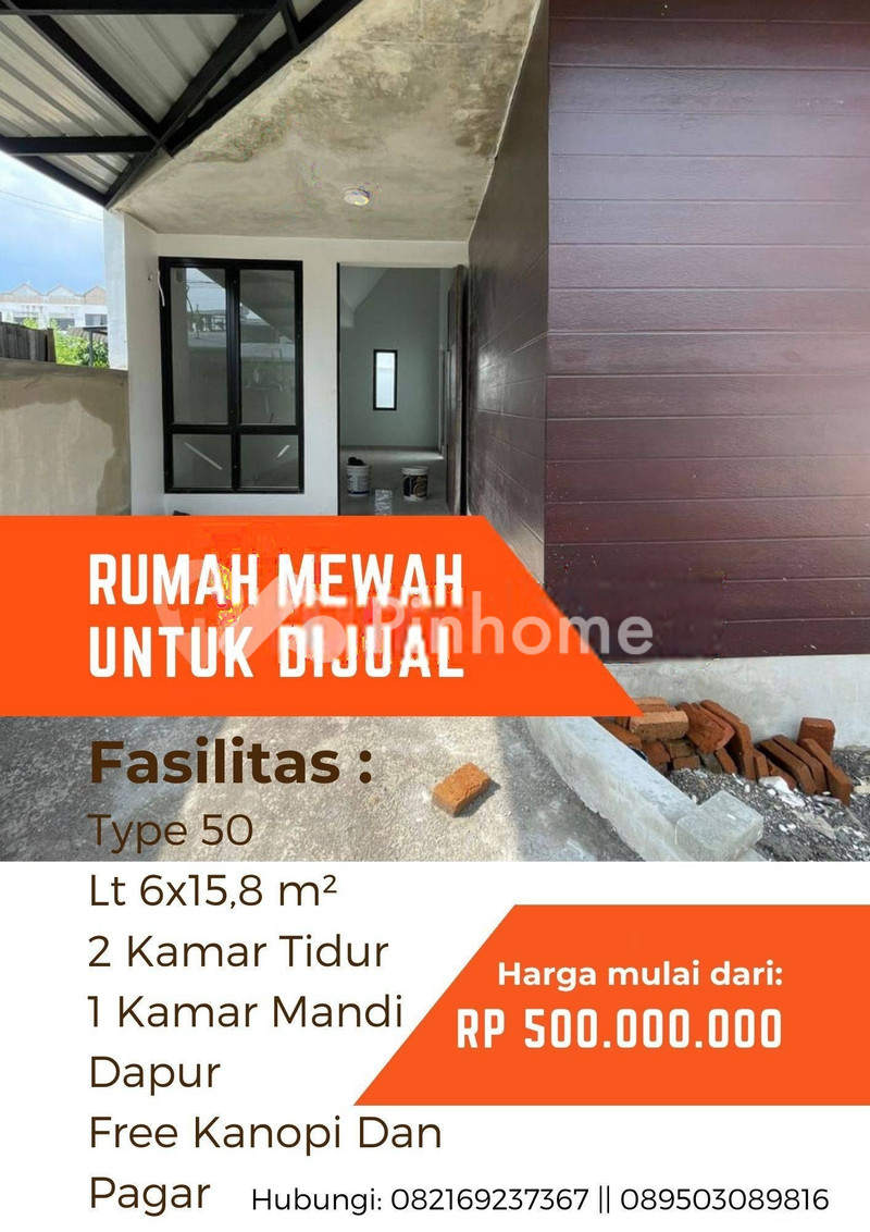 dijual rumah 1 lantai 2kt 95m2 di jalan titi kuning - 1