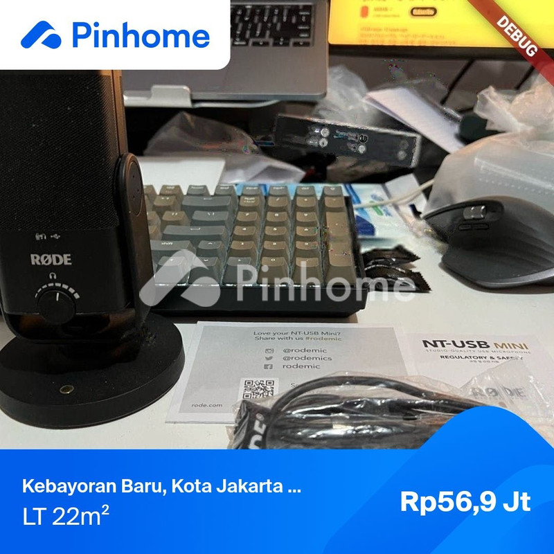 dijual rumah di rawajati rawa jati - 1