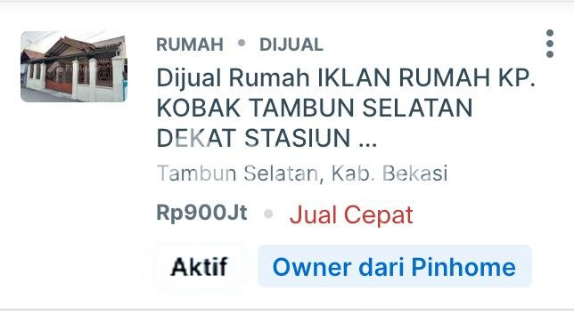 dijual rumah asdfadfasdf di batam kota - 1