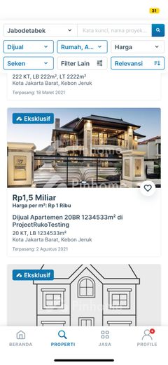 disewakan apartemen nyaman dan mewah di puri kalideres - 1