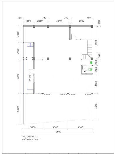 dijual ruko 2 lantai 300m2 di majapahit - 7