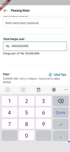 dijual tanah residensial di cikoko - 1