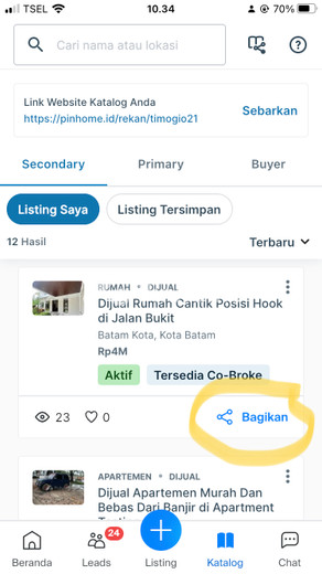 dijual apartemen hhhhhhh di buge ara - 3