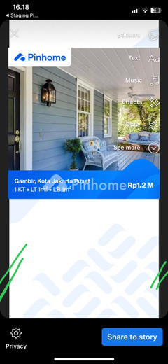 dijual apartemen gambir mewah di gambir - 1