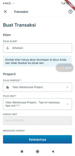 dijual rumah 3 lantai 1kt 63m2 di manyak payed