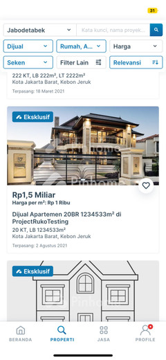 dijual apartemen magek di magek - 1