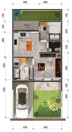 disewakan rumah di jl  pd  bambu asri timur iii - 3