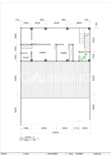 dijual ruko 2 lantai 300m2 di majapahit - 8